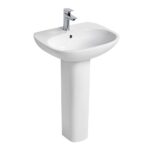 Ideal Standard Tesi 60cm 1 Hole Basin & Pedestal