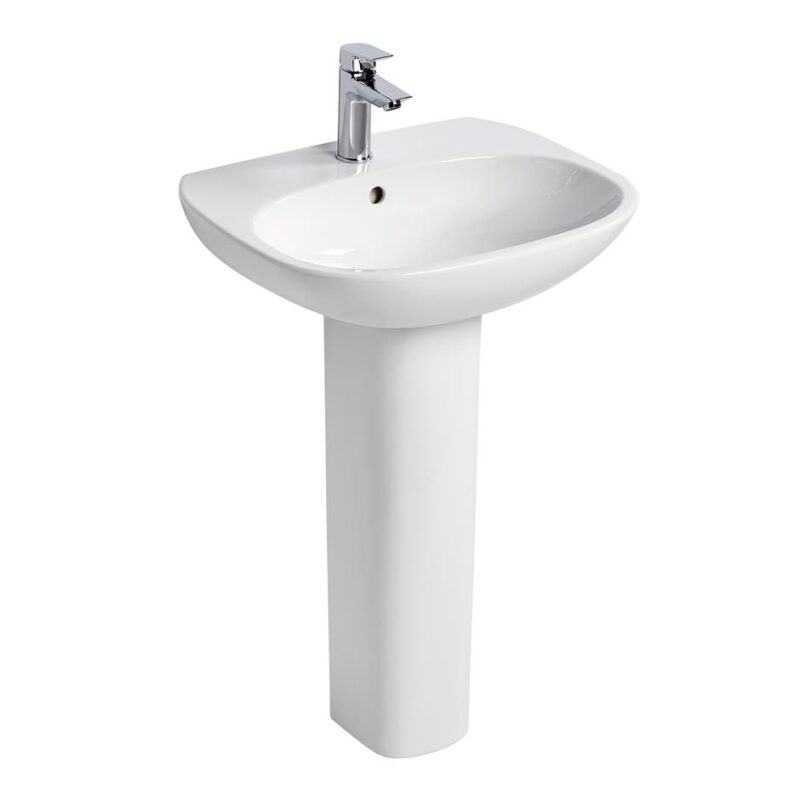 Ideal Standard Tesi 60cm 1 Hole Basin & Pedestal Ideal Standard Tesi 60cm 1 Hole Basin & Pedestal
