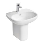 Ideal Standard Tesi 50cm Pedestal Basin 1 Hole T0312 White