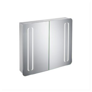 Ideal Standard 80cm Mirror Cabinet with Bottom & Front Light