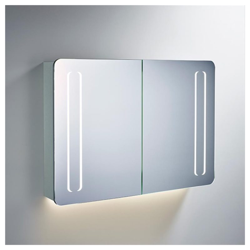 Ideal Standard 100cm Mirror Cabinet with Bottom & Front Light