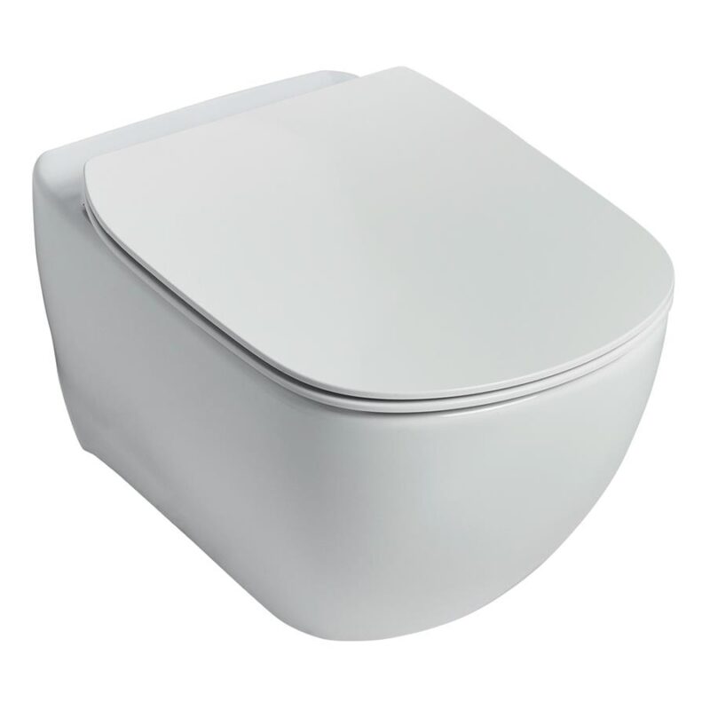 Ideal Standard Tesi Wall Hung WC Bowl & Soft Close Seat Pack Ideal Standard Tesi Wall Hung WC Bowl & Soft Close Seat Pack