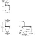 Ideal Standard Tesi Toilet Pack with Soft Close Seat