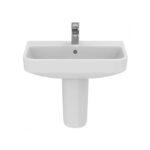 Ideal Standard i.Life S 600mm 1 Tap Hole Basin & Semi Pedestal