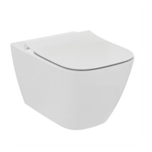 Ideal Standard i.Life S Rimless Wall Hung Toilet with Soft Close Slim Seat