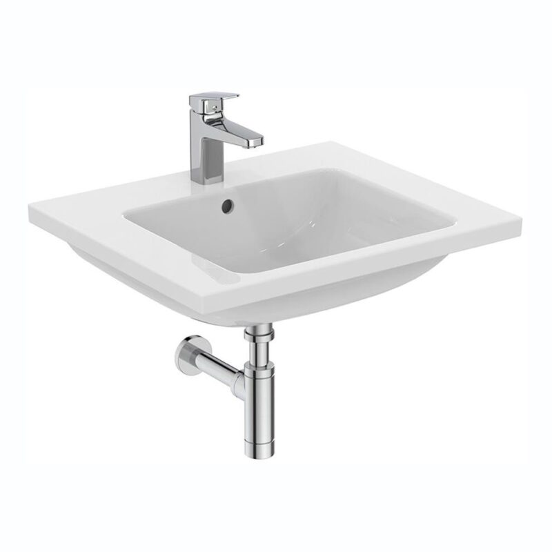 Ideal Standard i.life B 61cm Vanity Basin 1 Taphole T4605