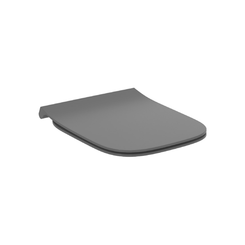 Ideal Standard i.Life B Gloss Grey Rimless Close Coupled Toilet with Soft Close Slim Seat