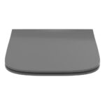 Ideal Standard i.Life B Gloss Grey Rimless Close Coupled Toilet with Soft Close Slim Seat