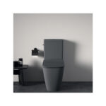 Ideal Standard i.Life B Gloss Grey Rimless Close Coupled Toilet with Soft Close Slim Seat