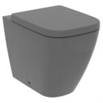 Ideal Standard i.Life B Gloss Grey Back To Wall Toilet with Slow Close Seat