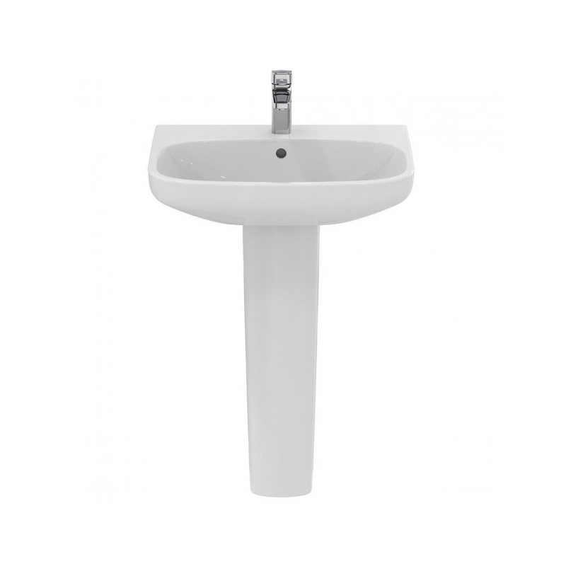 Ideal Standard i.Life A 600mm 1 Taphole Basin & Full Pedestal Ideal Standard i.Life A 600mm 1 Taphole Basin & Full Pedestal