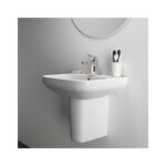 Ideal Standard i.Life A 550mm 1 Tap Hole Basin & Semi Pedestal