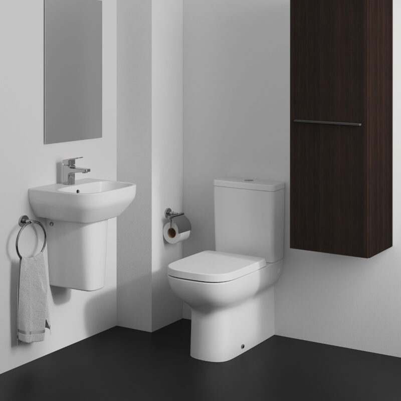 Ideal Standard i.Life A 400mm 1 Tap Hole Basin & Semi Pedestal