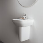 Ideal Standard i.Life A 400mm 1 Tap Hole Basin & Semi Pedestal