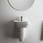 Ideal Standard i.Life A 400mm 1 Tap Hole Basin & Semi Pedestal