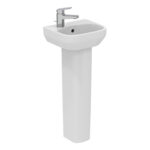 Ideal Standard i.Life A 350mm 1 Left Tap Hole Basin & Full Pedestal