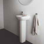 Ideal Standard i.Life A 350mm 1 Left Tap Hole Basin & Full Pedestal