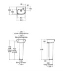 Ideal Standard i.life A Handrinse Basin 350 x 300mm Right Hand Tap Hole