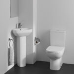 Ideal Standard i.Life A 400mm 1 Tap Hole Corner Handrinse Basin & Full Pedestal