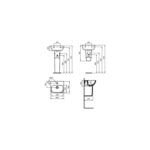 Ideal Standard i.life A Handrinse Semi Pedestal T4715