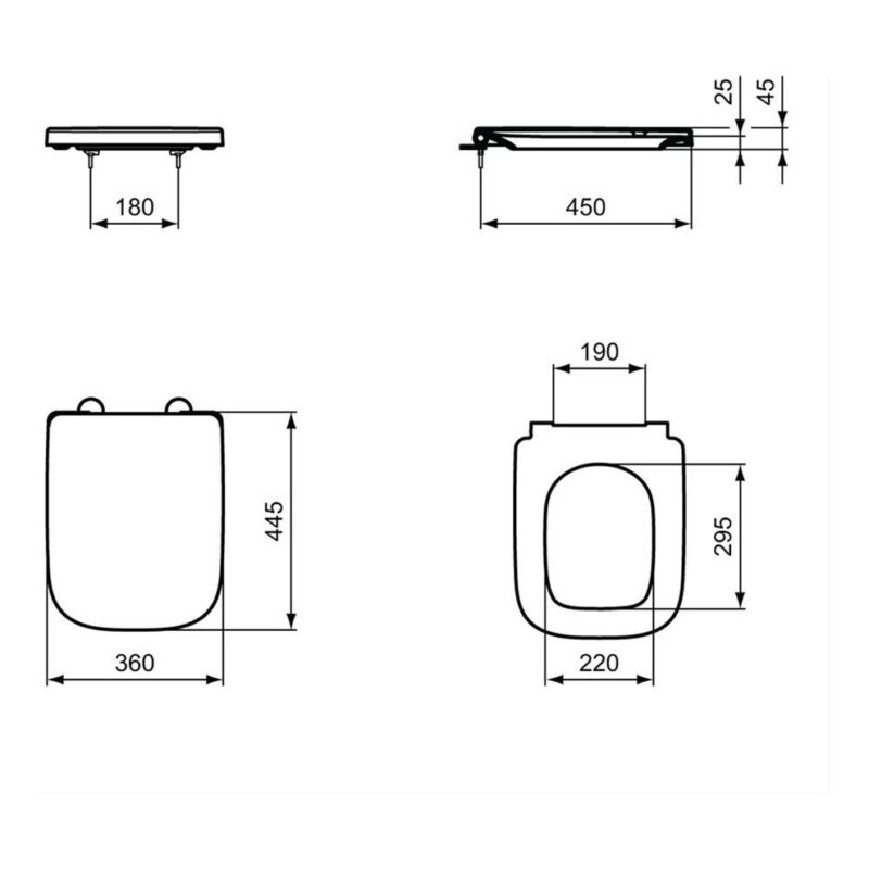 Ideal Standard i.life A Wall Hung WC