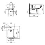 Ideal Standard i.life A Back to Wall Bidet T4720
