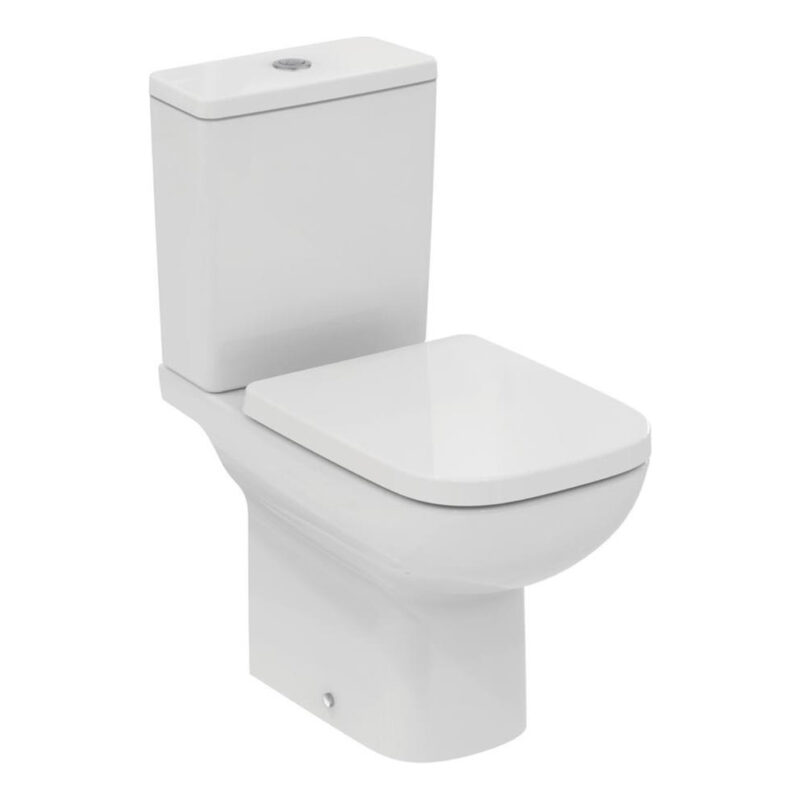 Ideal Standard i.Life A Close Coupled Toilet with 4/2.6 Litre Cistern & Soft Close Wrapover Seat Ideal Standard i.Life A Close Coupled Toilet with 4/2.6 Litre Cistern & Soft Close Wrapover Seat