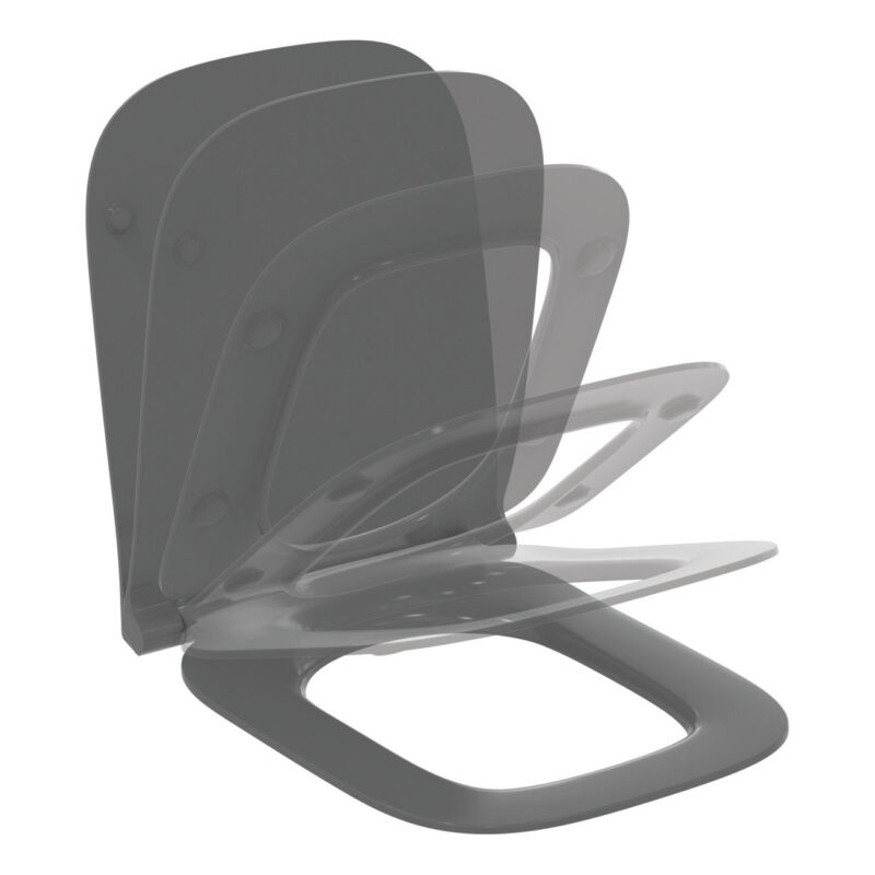 Ideal Standard i.life B Soft Close Sandwich Toilet Seat & Cover Heather