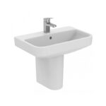 Ideal Standard i.Life S 550mm 1 Tap Hole Basin & Semi Pedestal