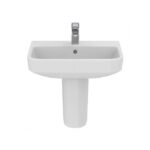 Ideal Standard i.Life S 550mm 1 Tap Hole Basin & Semi Pedestal