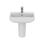 Ideal Standard i.Life S 500mm 1 Tap Hole Basin & Semi Pedestal