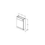 Ideal Standard i.life S 60cm Compact Toilet Unit T5216 Matt Quartz Grey