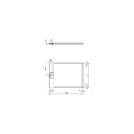 Ideal Standard i.life Ultra Flat S 1200x900mm Shower Tray T5221 Grey