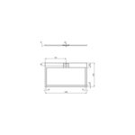 Ideal Standard i.life Ultra Flat S 1400x800mm Shower Tray T5224 Sand