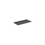 Ideal Standard i.life Ultra Flat S 1600x800mm Shower Tray T5225 Black