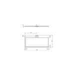 Ideal Standard i.life Ultra Flat S 1600x800mm Shower Tray T5225 Black