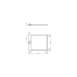 Ideal Standard i.Life Ultra Flat S 1200x1000mm Shower Tray T5228 Grey