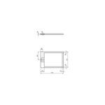 Ideal Standard i.life Ultra Flat S 1000x700mm Shower Tray T5240 Black