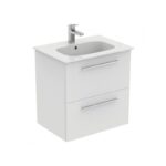 Ideal Standard i.Life A 640mm Matt White Wall Unit & Basin