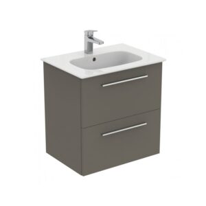 Ideal Standard i.Life A 640mm Matt Grey Wall Unit & Basin