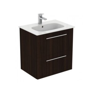 Ideal Standard i.Life A 640mm Coffee Oak Wall Unit & Basin
