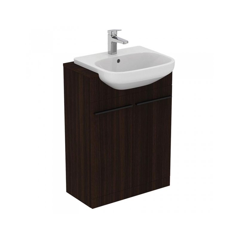 Ideal Standard i.Life A 2 Door 600mm Floor Unit & Basin Coffee Oak Ideal Standard i.Life A 2 Door 600mm Floor Unit & Basin Coffee Oak