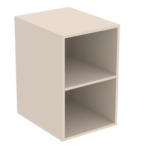 Ideal Standard i.life B Side Unit for Vanity Basins 400mm 2 Shelves Matt Sandy Beige