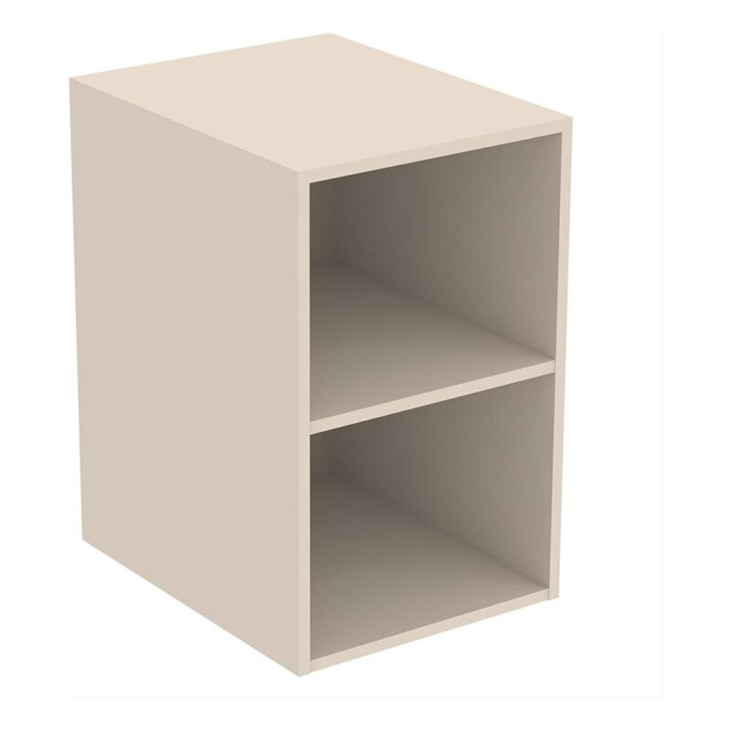 Ideal Standard i.life B Side Unit for Vanity Basins 400mm 2 Shelves Matt Sandy Beige Ideal Standard i.life B Side Unit for Vanity Basins 400mm 2 Shelves Matt Sandy Beige