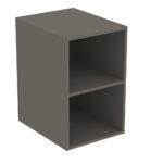 Ideal Standard i.life B Side Unit for Vanity Basins 400mm 2 Shelves Matt Quartz Grey