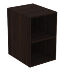 Ideal Standard i.life B Side Unit for Vanity Basins 400mm 2 Shelves Coffee Oak