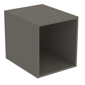 Ideal Standard i.life B Side Unit for Vanity Basins 400mm 1 Shelf Matt Quartz Grey
