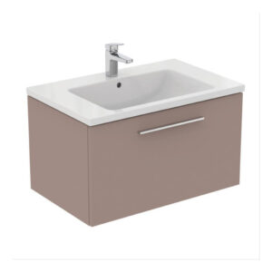 Ideal Standard i.life B 800mm 1 Drawer Wall Vanity Unit Matt Greige
