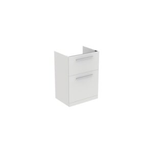 Ideal Standard i.life A 60cm Floor Vanity Unit, 2 Drawers, Matt White