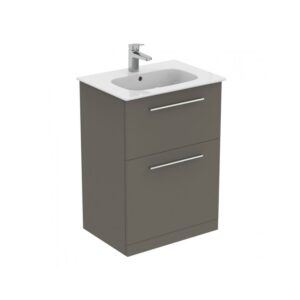 Ideal Standard i.Life A Matt Grey Floor Unit & Basin 640mm